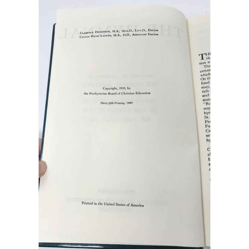 The Hymnal by Clarence Dickinson